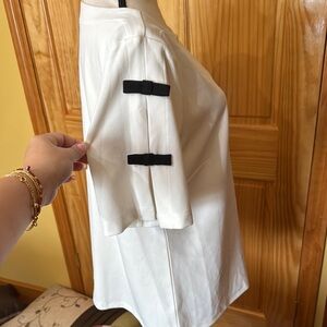 Ann Taylor White A-Line Top for‎ Work